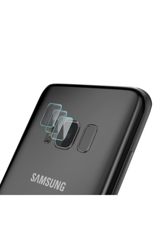 Gor Samsung Galaxy S8 Nano Kamera Koruyucu 3 Adet Set - Şeffaf