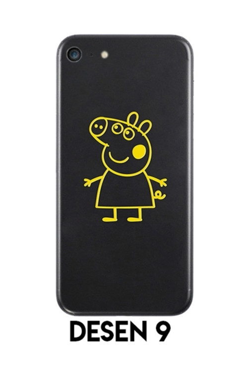 Iphone X Xs Desenli Telefon Kaplaması Arka Sticker Desenli 9