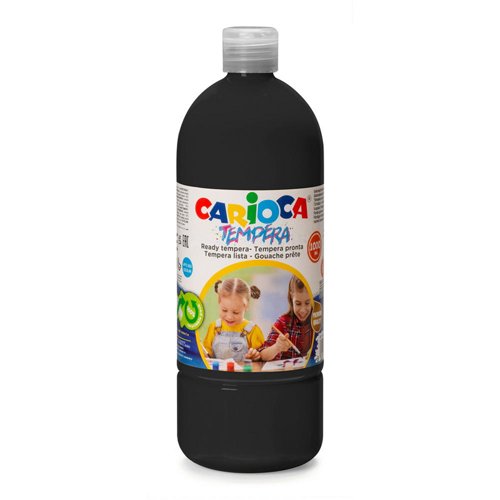 TEMPERA SULUBOYA SÜPER YIKANABİLİR SİYAH 1000 ML.