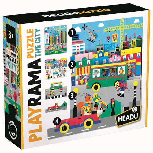 PLAYRAMA PUZZLE THE CITY (3-6 YAŞ)