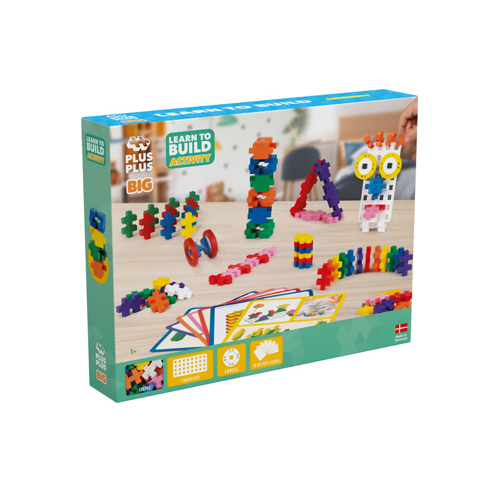 PLUS-PLUS BIG LEARN BUILD ACTIVITY / 130 PCS