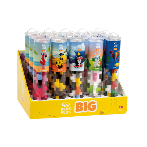 PLUS-PLUS DISPLAY BIG 15 ANIMAL / 15 PCS
