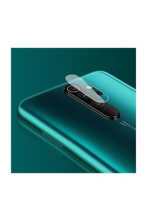 Xiaomi Redmi Note 8 Pro Kamera Koruyucu Kırılmaz Cam Şeffaf