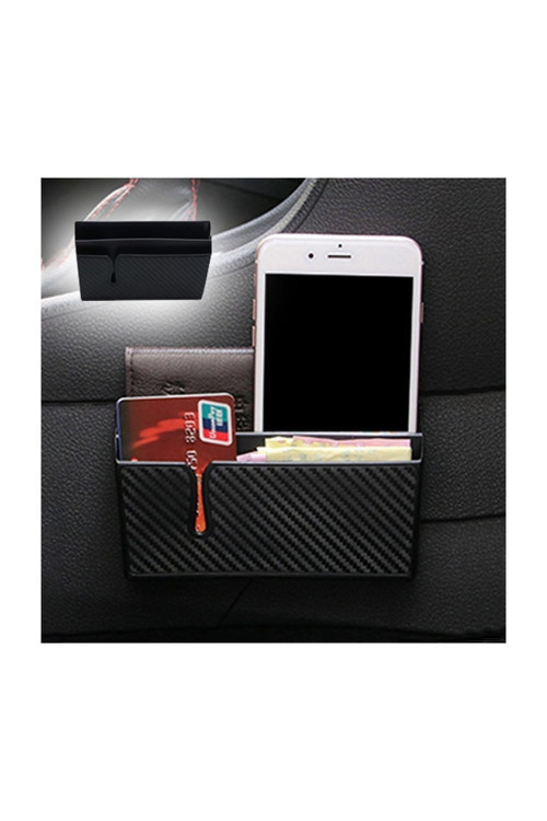 Ally Dm-019 020 Karbon Çift Telefon Araç Tutucu Siyah