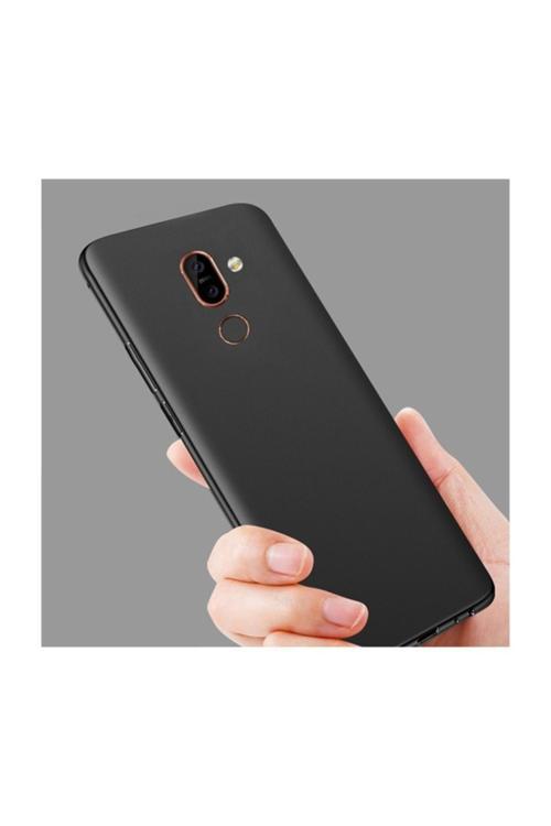Ally Nokia 7+ Plus Kamera Korumalı Ultra Koruma Silikon Kılıf Siyah