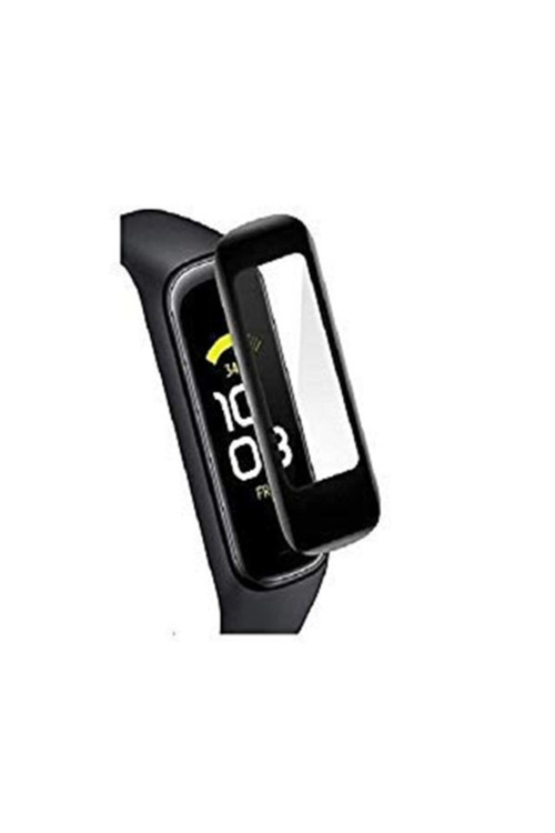 Fitbit Inspire 2 3D Kavisli Pc+Pmma Full Ekran Koruyucu Siyah