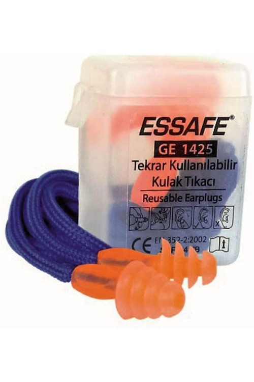 Gürültü Ve Ses Önleyici Kulak Tıkacı Ge1425 24Db En 352-2 & Ce Belgeli