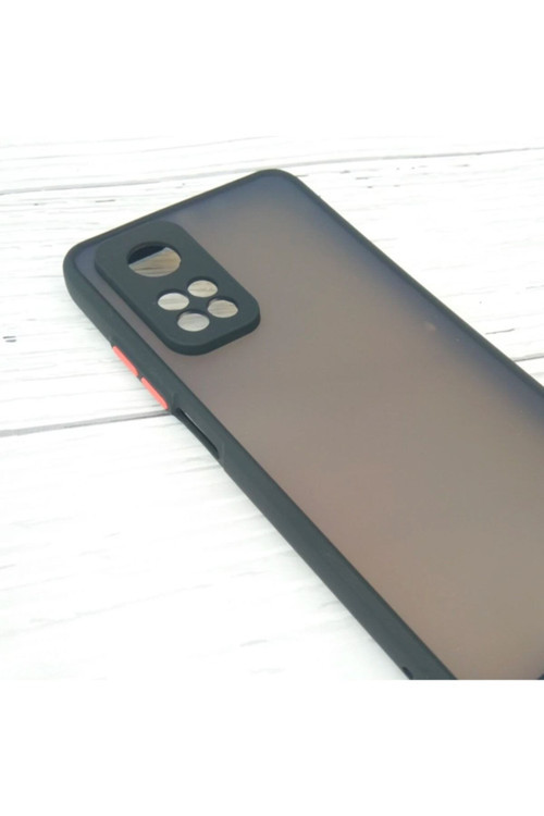 Xiaomi Mi 10T - Mi 10T Pro Kamera Korumalı Premium Silikon Kılıf Siyah Uyumlu