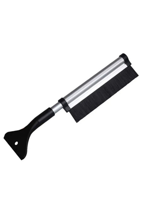 Ally 65Cm Oto Araç Buz Kazıyıcı Fırça Kar Temizleme Fırçası-Siyah Uyumlu