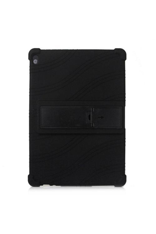 Lenovo Tab M10-P10 10.1 Standlı Silikon Kılıf Siyah