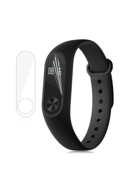 Mijobs Mi Band 2 Uyumlu Darbe Emici Ekran Koruyucu 2 Adet Set Şeffaf