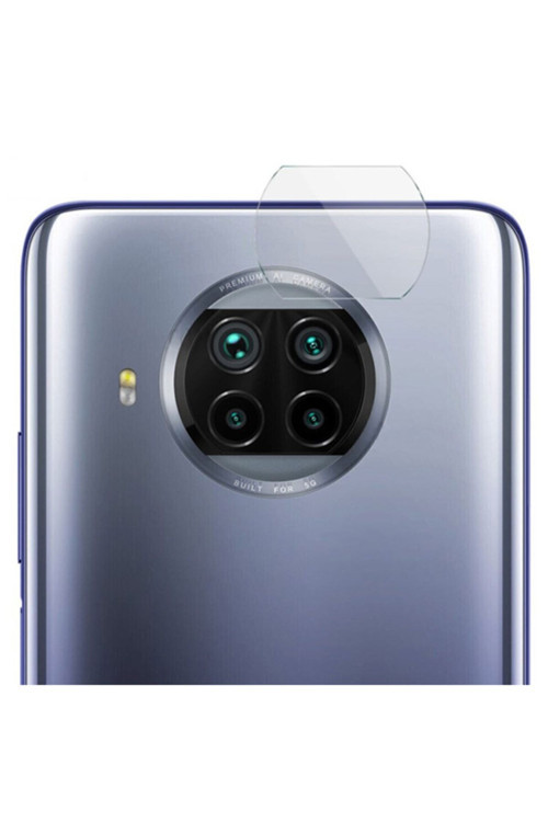 Xiaomi Mi 10T Lite Tempered Cam Kamera Koruyucu Şeffaf