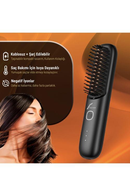 Elektrikli Iyonik Bakımlı Seramik Kaplama Şarjlı Saç Düzleştirici