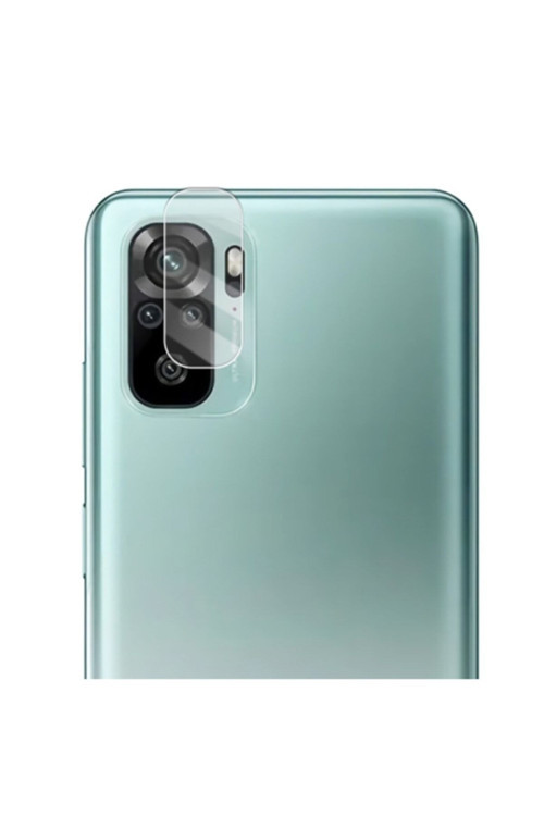 Xiaomi Redmi Note Uyumlu 10 5G Tempered Cam Kamera Koruyucu-Şeffaf