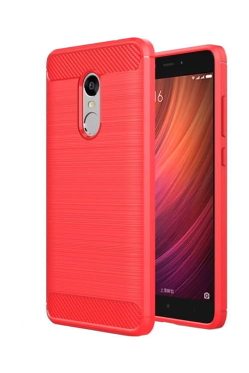 Xiaomi Note4,4X Dark Ultra Koruma Silikon Kılıf Kırmızı