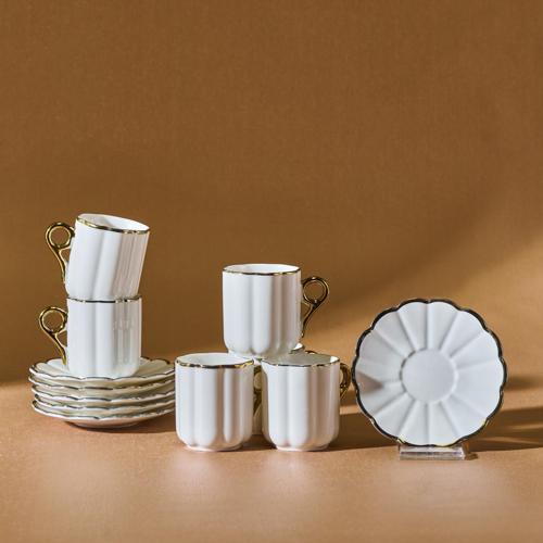 Feyza 6 Kişilik Kahve Fincanı 90 ml