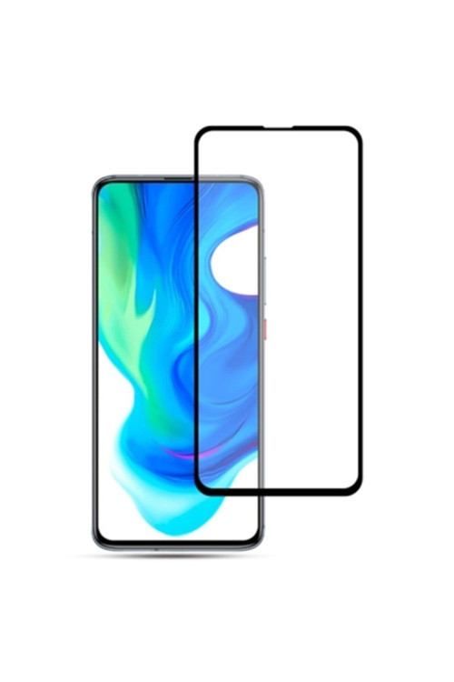 Xiaomi Poco F2 Pro 3D Full Glue Tempered Siyah Cam Ekran Koruyucu