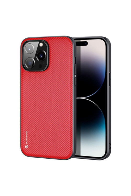 Fino Serisi Iphone 14 Pro Max 6.7 Inç Kılıf Premium Dokuma Silikon Kılıf