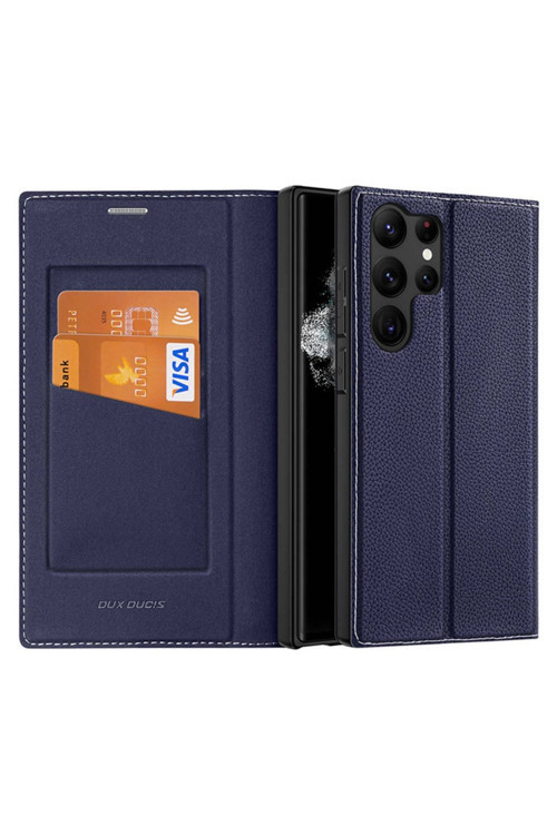 Sm Galaxy S23 Ultra Kılıf Skin X2 Series Magnetic Pu Deri Manyetik Kapaklı Kılıf