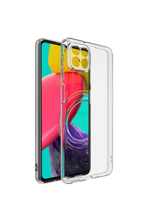 Galaxy M62 F62 Uyumlu Kılıf Kamera Korumalı Ultra Ince Şeffaf Kılıf Şeffaf