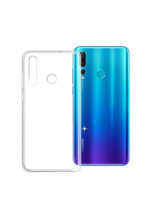 Huawei Nova 4 Kamera Korumalı Şeffaf Silikon Kılıf Şeffaf