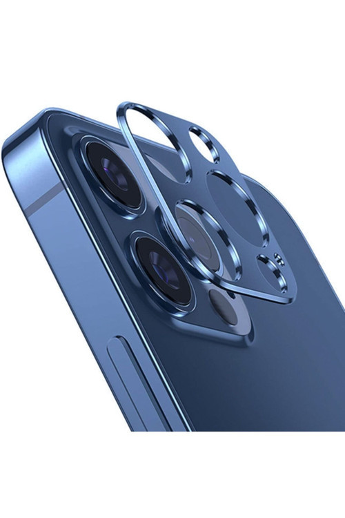 Iphone 12 Pro Max 3D Metal Kamera Koruyucu Metal Lens