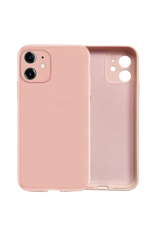 Ally Iphone 11 6.1 Inch Silikon Kılıf Kamera Korumalı Lansman Kılıf Pembe