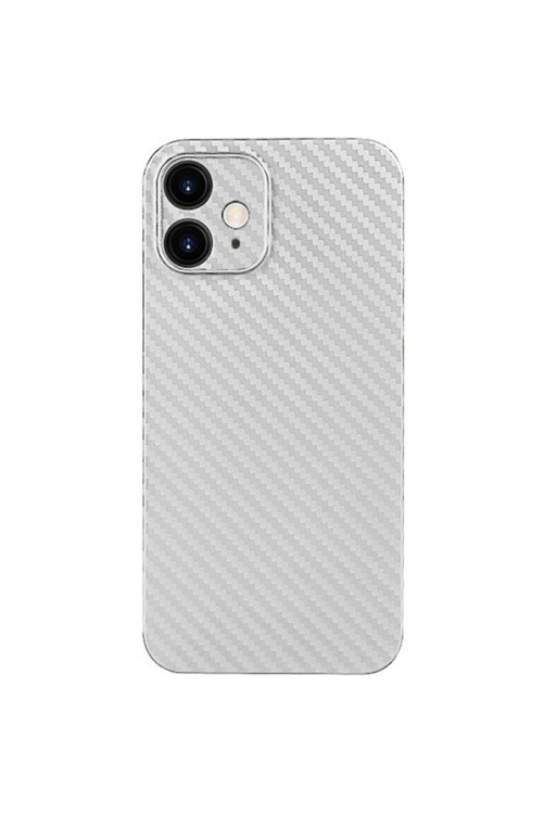 Ally Iphone 11 6.1 Uyumlu Luxury Renkli Tempered Arka Koruma Kamera Koruma Gümüş