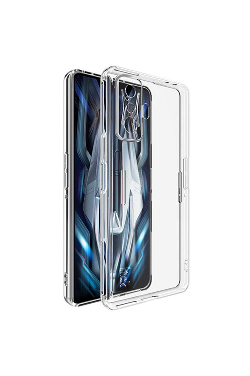 Xiaomi Redmi K50 5G Uyumlu Gaming Kılıf Kamera Korumalı Ultra Ince Şeffaf Silikon Kılıf Şeffaf