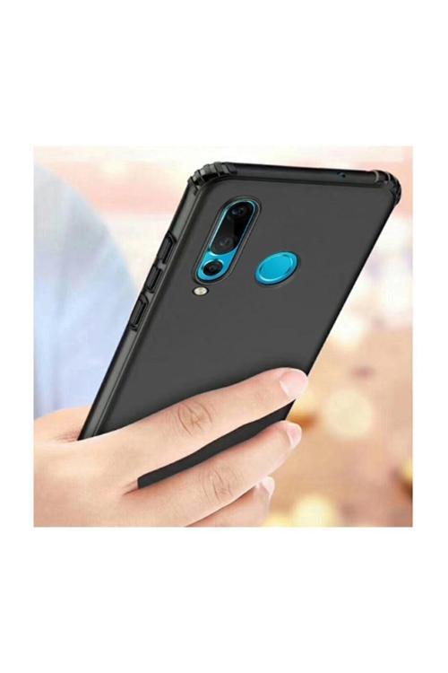 Huawei P Smart Plus 2019,Honor 10İ,Enjoy 9S Anti-Drop Darbe Emici Silikon Kılıf Siyah