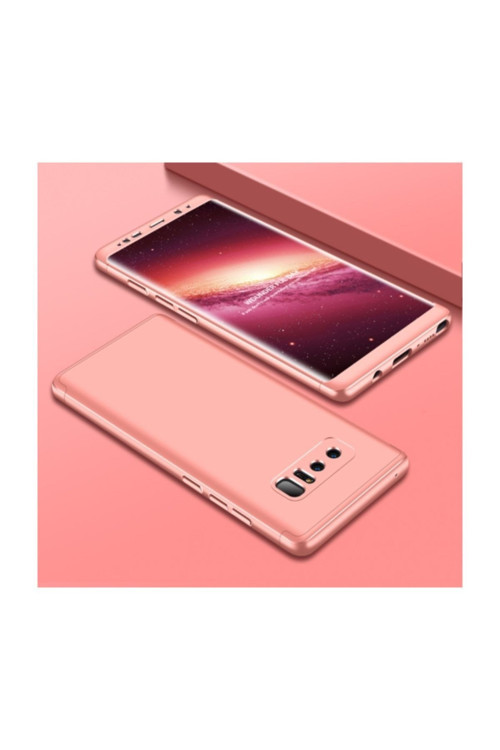 Galaxy Note 8 Gkk 360 Koruma Premium Pc Kılıf Rose Gold