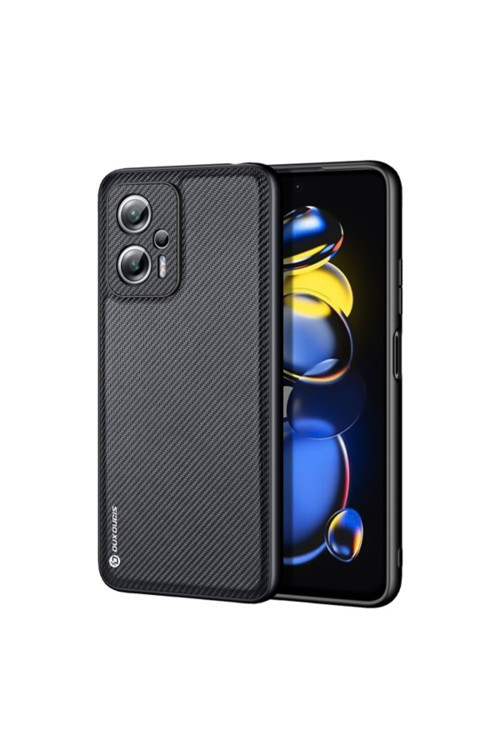 Fino Serisi Xiaomi 11T Pro Plus, Poco X4 Gt Kılıf Premium Dokuma Silikon Kılıf