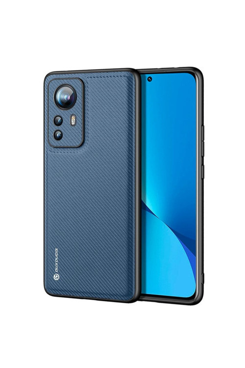 Fino Serisi Xiaomi 12 - 12X Kılıf Premium Dokuma Silikon Kılıf