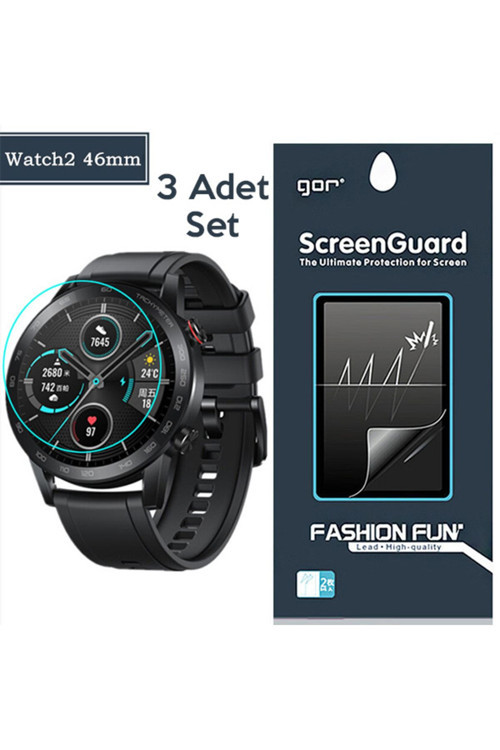 Sm Galaxy Watch 46Mm Darbe Emici Ekran Koruyucu 3 Adet Set