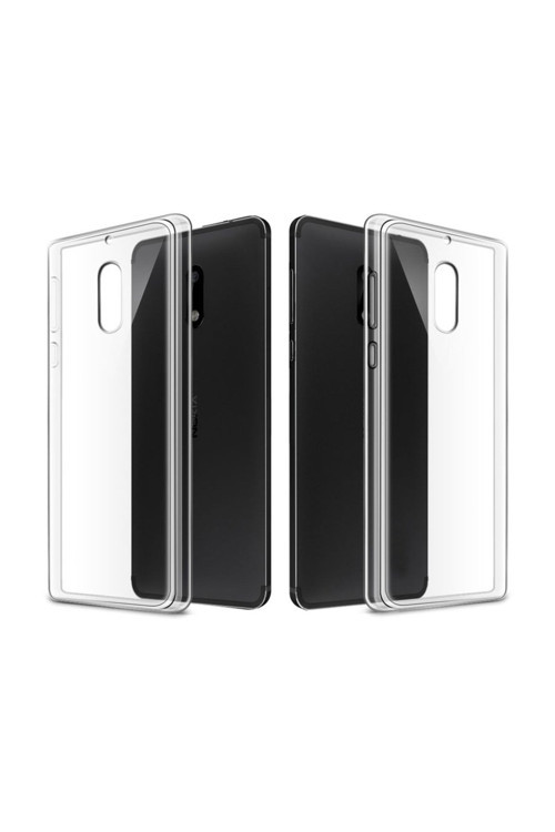 Nokia 6 Ultra Slim Şeffaf Soft Silikon Kılıf Şeffaf