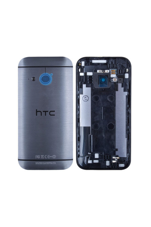 Htc One Mini 2 M8 Mini Arka Pil Batarya Kapağı Füme