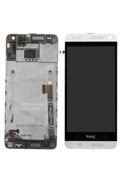 Htc One Mini M4 Uyumlu Lcd Ekran Dokunmatik Çıtalı-Siyah