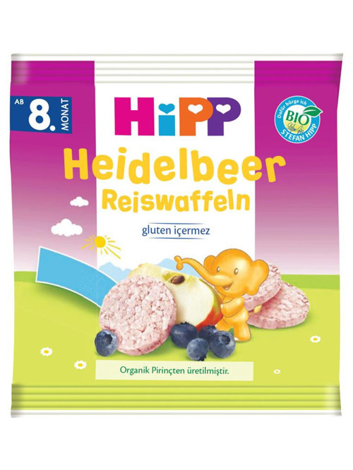 Nessiworld p Organik Yabanmersinli Pirinçli Bebek Gofreti 30 Gr