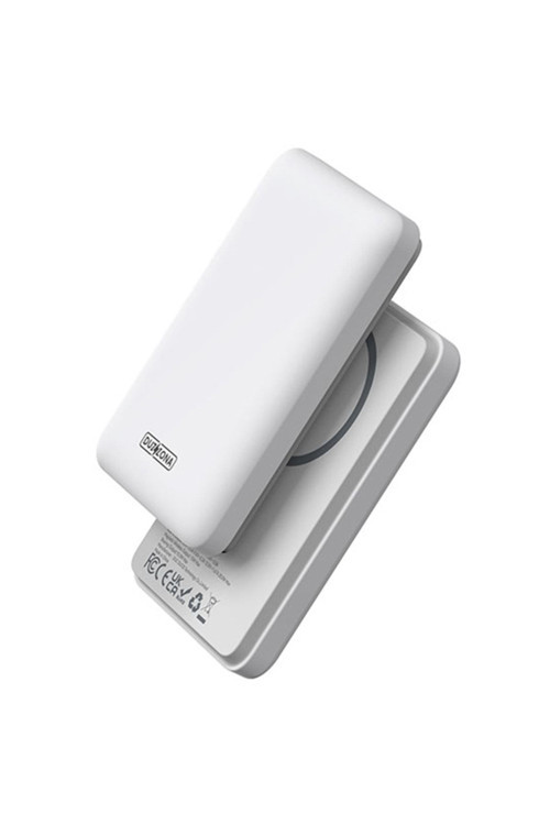 W4 20W 5000Mah Magsafe Uyumlu Taşınabilir Kablosuz Hızlı Şarjlı Powerbank Beyaz