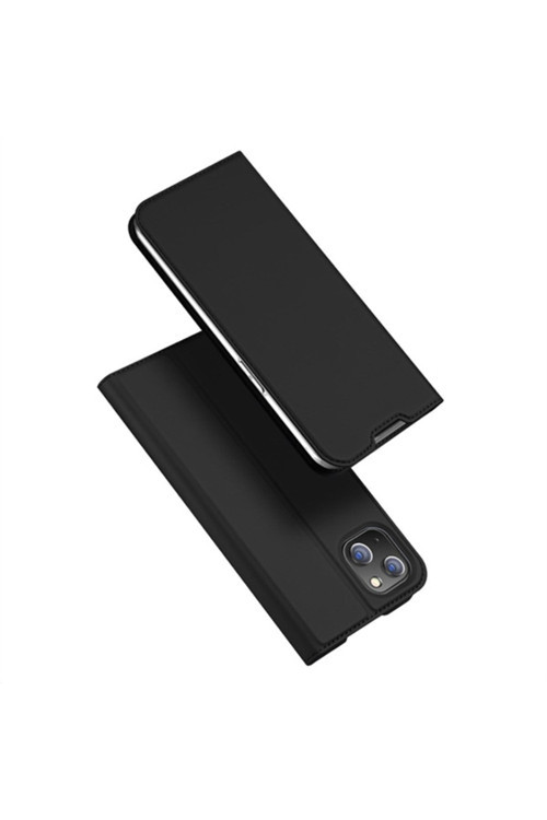 Iphone 14 Plus 6.7 Kılıf Skin Pro Series Flip Cover Kapaklı Kılıf Siyah