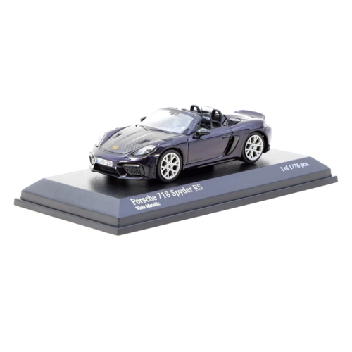 x Minichamps 1/64 Porsche 718 Spyder RS Viola Metallic