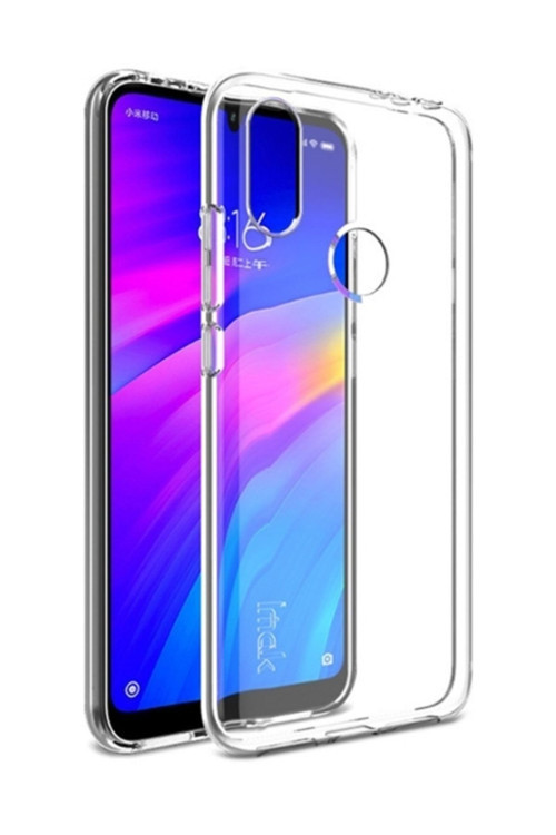 Xiaomi Redmi 7 Kamera Korumalı Fit Şeffaf Silikon Kılıf Şeffaf