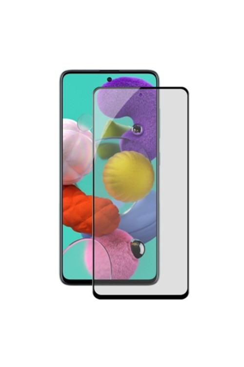 Galaxy M31 Uyumlu 3D Full Privacy Gizlilik Tempered Cam Ekran Koruyucu Siyah