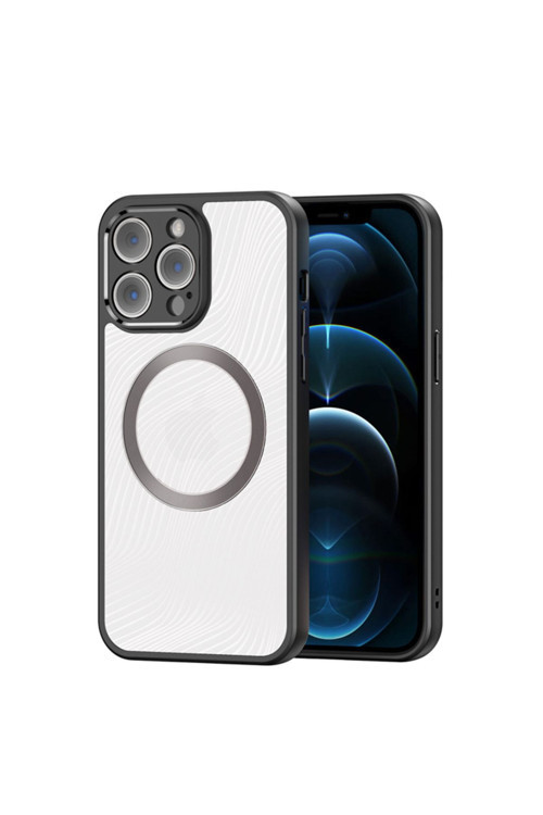 İphone 12 Pro Max Aimo Series Mag Safe Premium Buzlu Sert Pc-Tpu Kılıf