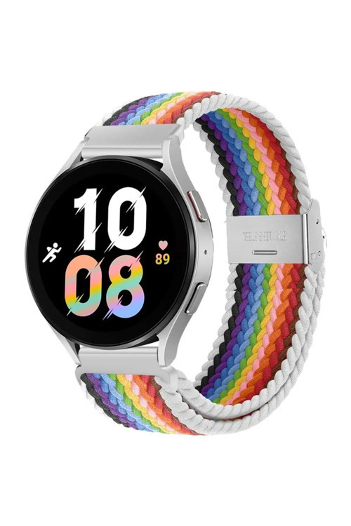 Samsung Galaxy Watch 46Mm /Gt2/Gt2 Pro /Gt3/Gt3 Pro Uyumlu 22Mm Metal Klips Ayarlı Örgü Kordon