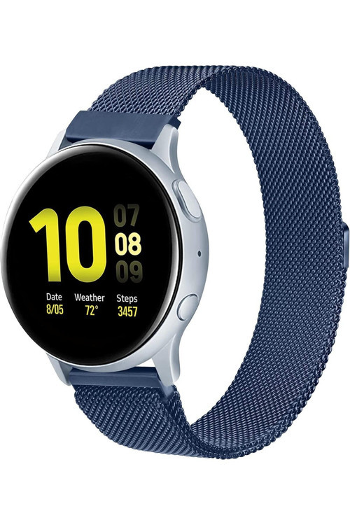 Amazfit Gtr 2 - Gtr 2E - Gtr 47Mm Uyumlu Manyetik 22Mm Metal Hasır Kordon