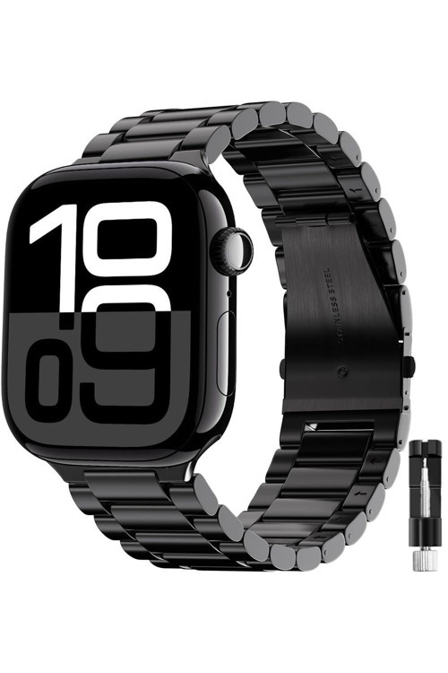 Watch 2/3/4/5/6/7/8/9/Se 42-44-45-46-49 Mm S10(46Mm) Uyumlu Paslanmaz Çelik Akıllı Saat Kordonu