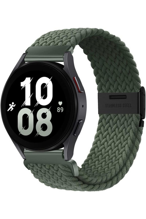 Huawei Watch Gt3 42Mm Uyumlu 20Mm Metal Klips Ayarlanabilir Örgü Kordon