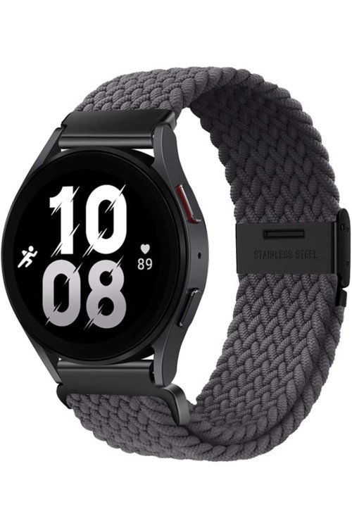 Huawei Watch Gt3 42Mm Uyumlu 20Mm Metal Klips Ayarlanabilir Örgü Kordon