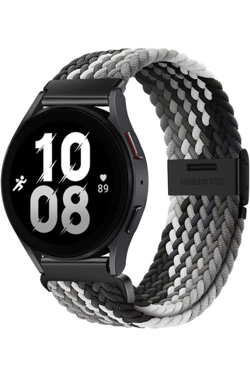 Huawei Watch Gt3 42Mm Uyumlu 20Mm Metal Klips Ayarlanabilir Örgü Kordon
